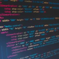 HTML code on a screen showing where meta keywords sit in a page head